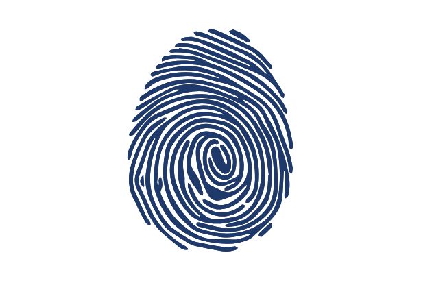 Stilisierter Fingerabdruck als Symbol für die Frage, was die PfD ist