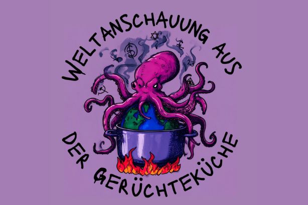 Titelbild mit einem Oktupus der auf einer Weltkugel sitzt, die wiederum in einem Kochtopf liegt